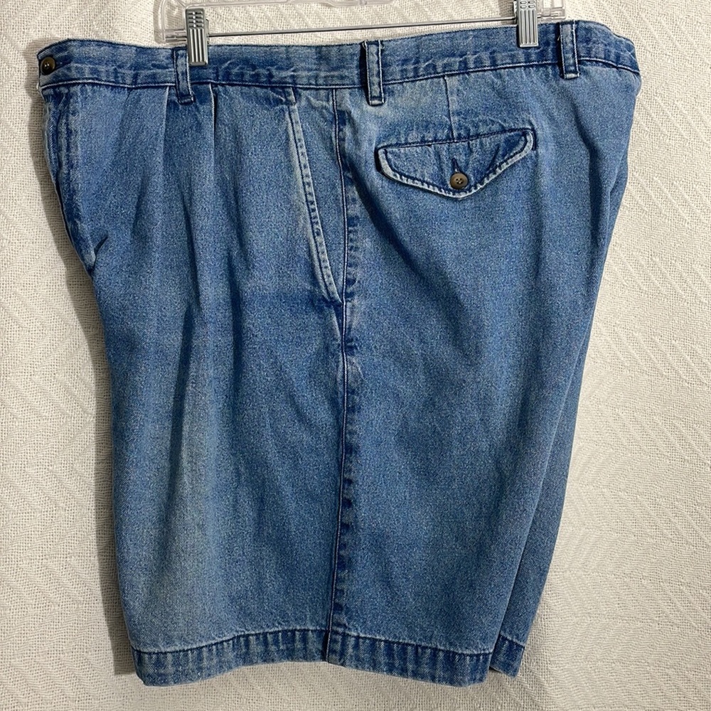 VTG Mens Dockers Shorts Big Tall Khakis 44 Denim Jean shorts Y2K 80s - Picture 2 of 9